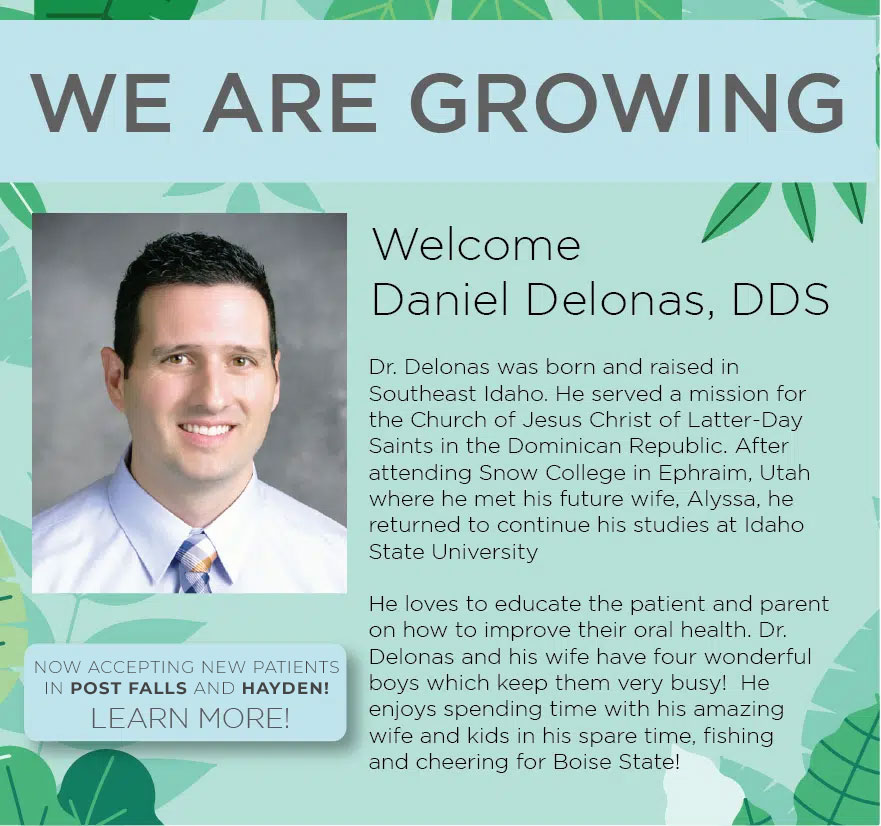 Welcome new dentist accepting patients Post Falls, Hayden.
